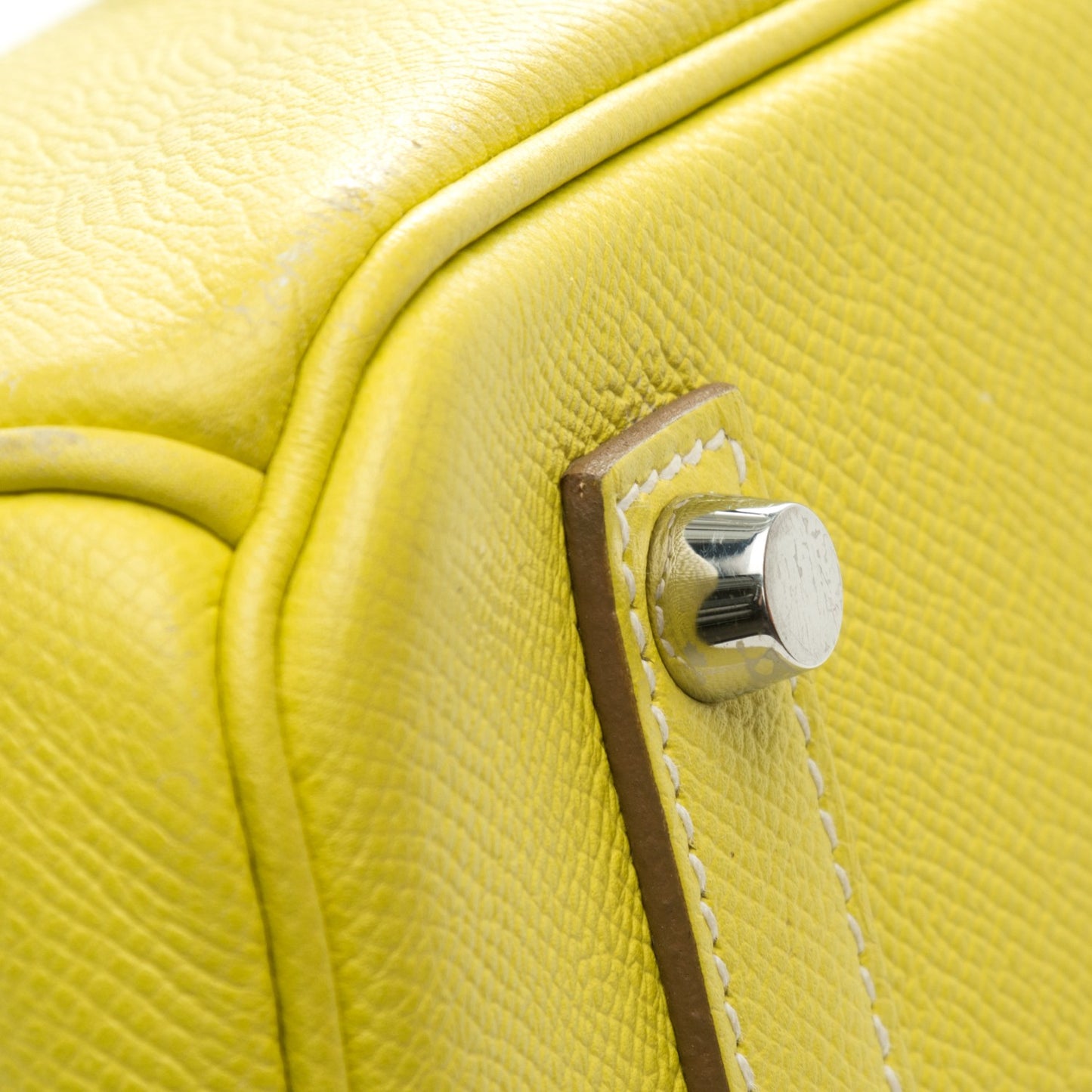 Epsom Candy Birkin 35 Lime Gris Perle