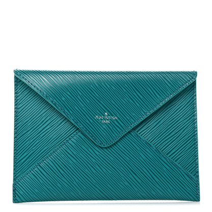 Louis Vuitton Epi Envelope Pouch Emerald 1 of 6