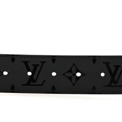 Louis Vuitton Monogram Eclipse Taigarama 40mm LV Initiales Reversible Belt 95 38 Black 3 of 6