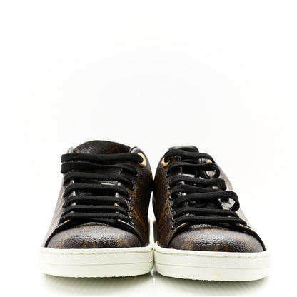 Louis Vuitton Patent Monogram Frontrow Sneakers 36 2 of 9
