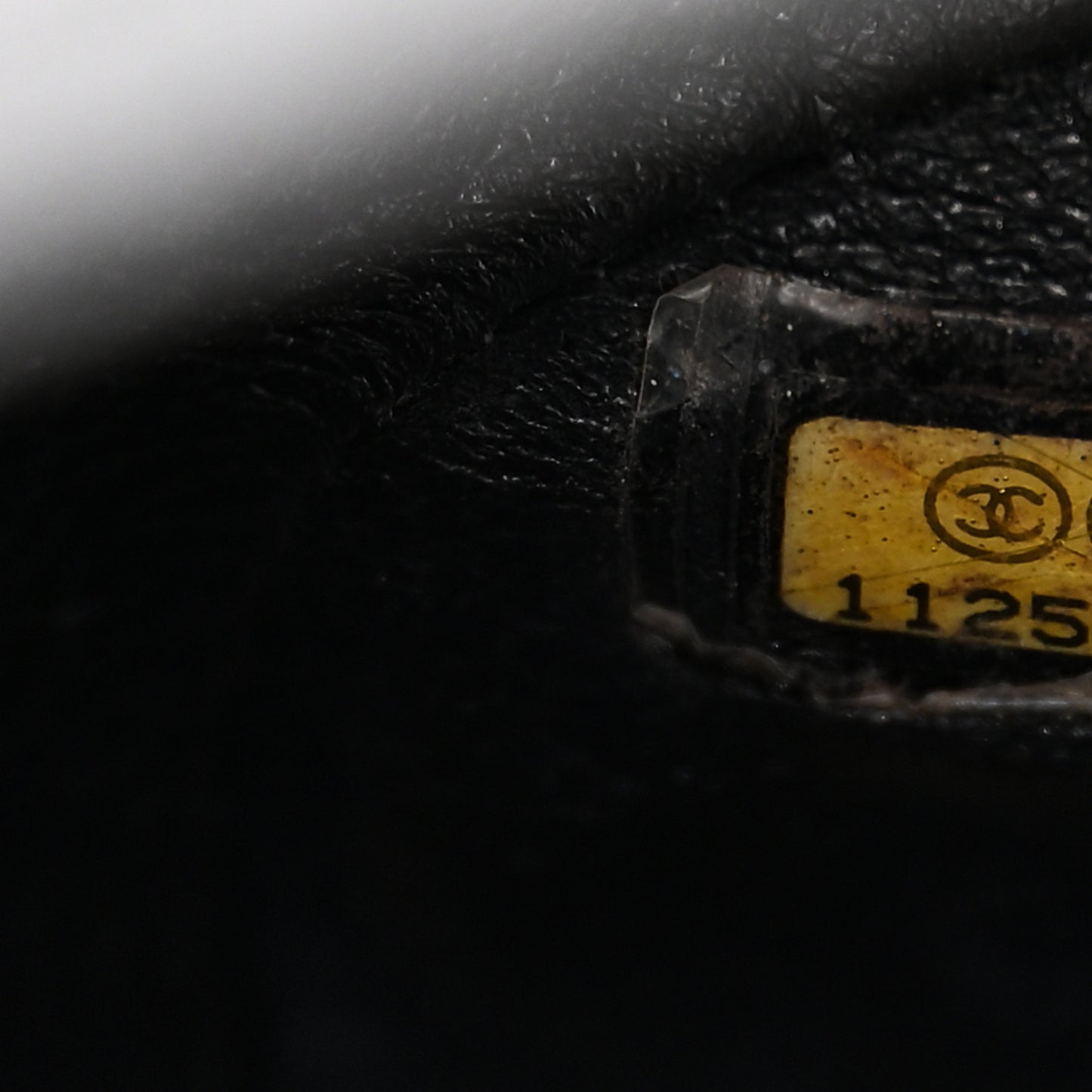 Lambskin Perforated Mini Flap Bag Black