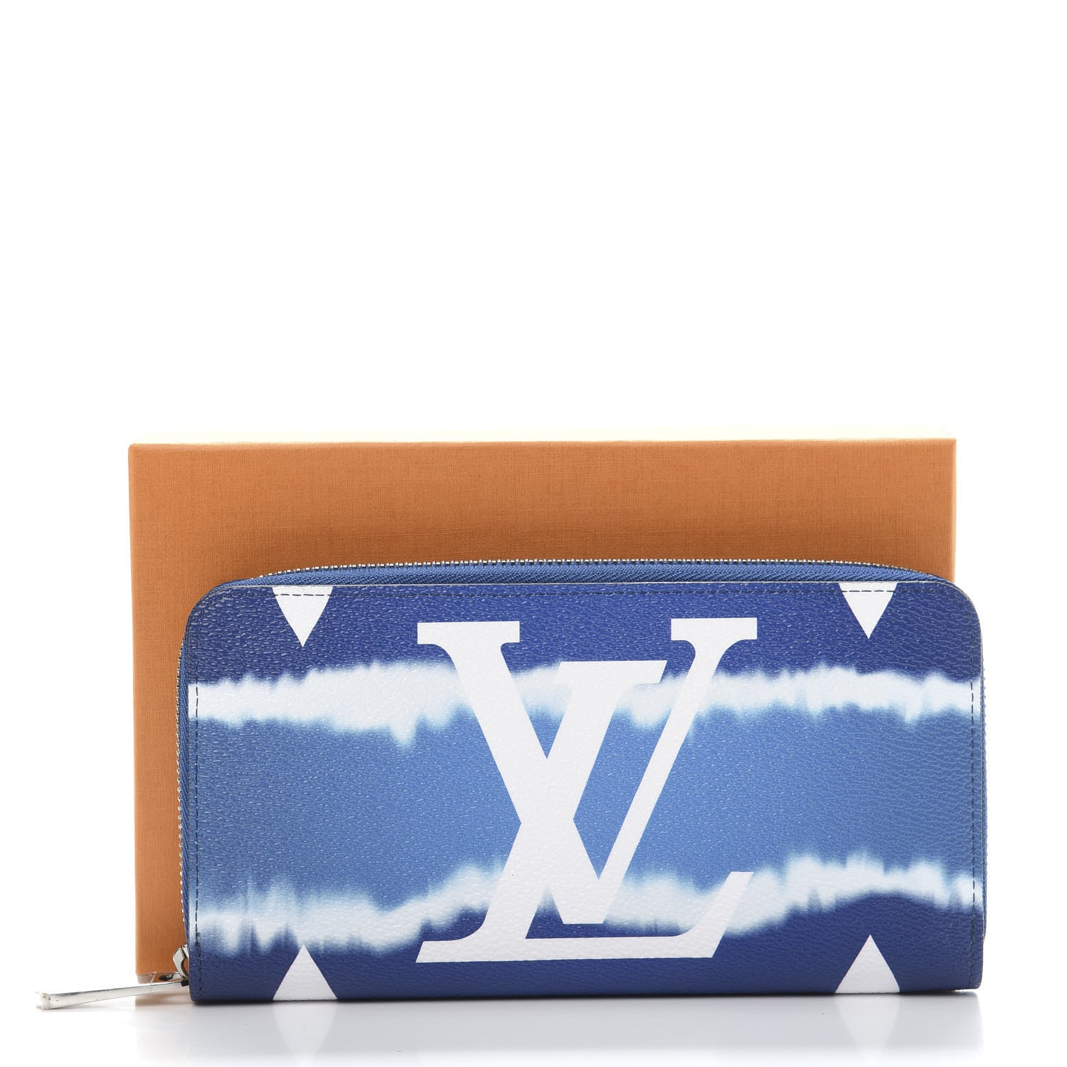 Louis Vuitton Monogram Escale Zippy Wallet Blue 8 of 8