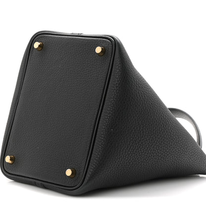 Hermes Taurillon Clemence Picotin Lock 18 PM Black 10 of 11