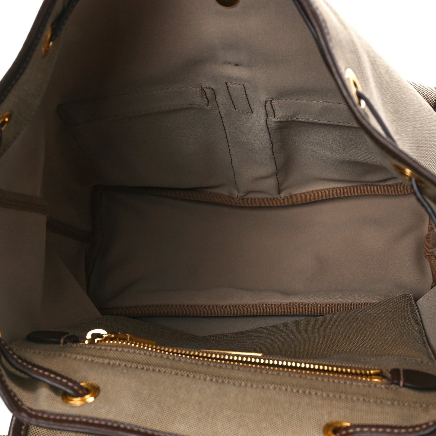 Jacquard Logo Rucksack Backpack Corda Bruciato