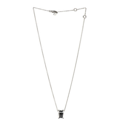 Bulgari Sterling Silver Ceramic Save The Children Pendant Necklace 3 of 4