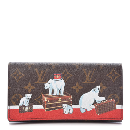 Louis Vuitton Monogram 2017 Christmas Animation Sarah Wallet 1 of 7