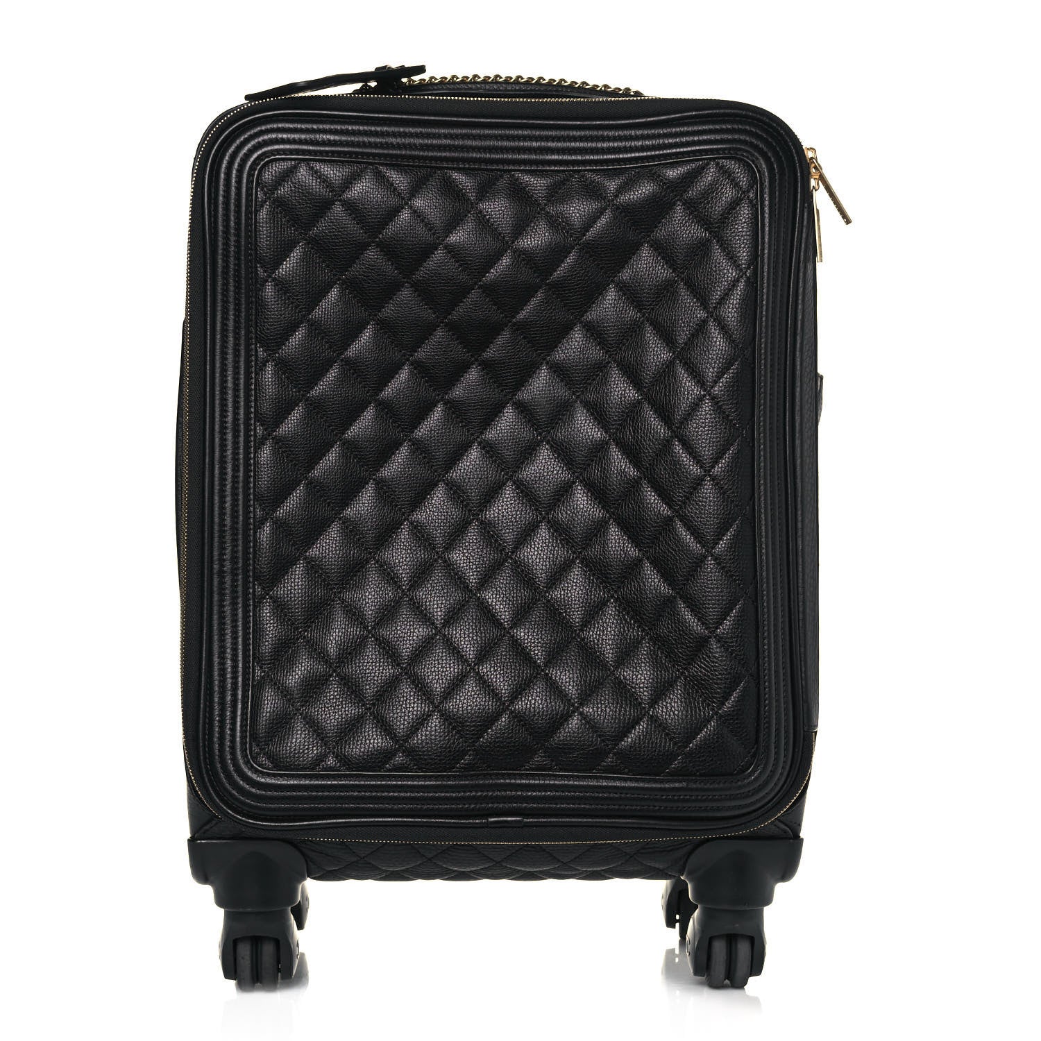 Chanel Calfskin Quilted Coco Case Trolley Black 1 of 18