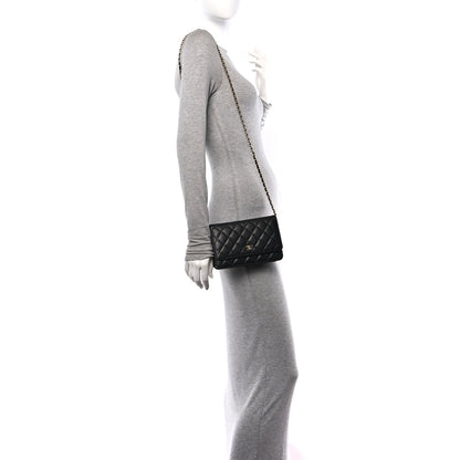 Chanel Caviar Quilted Wallet on Chain WOC Black 2 of 12