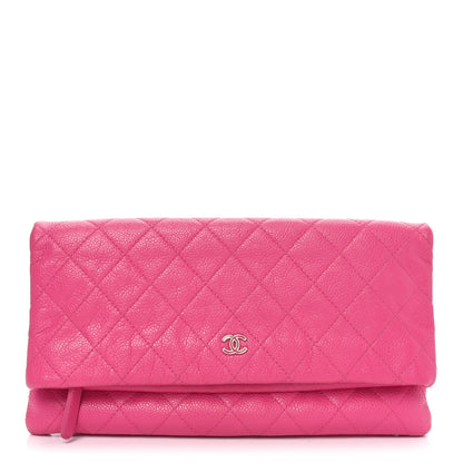 Chanel Caviar Quilted CC Beauty Clutch Pink 1 of 9
