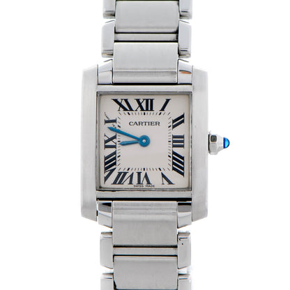 Cartier Stainless Steel 20mm Tank Francaise Quartz Watch 1 of 6