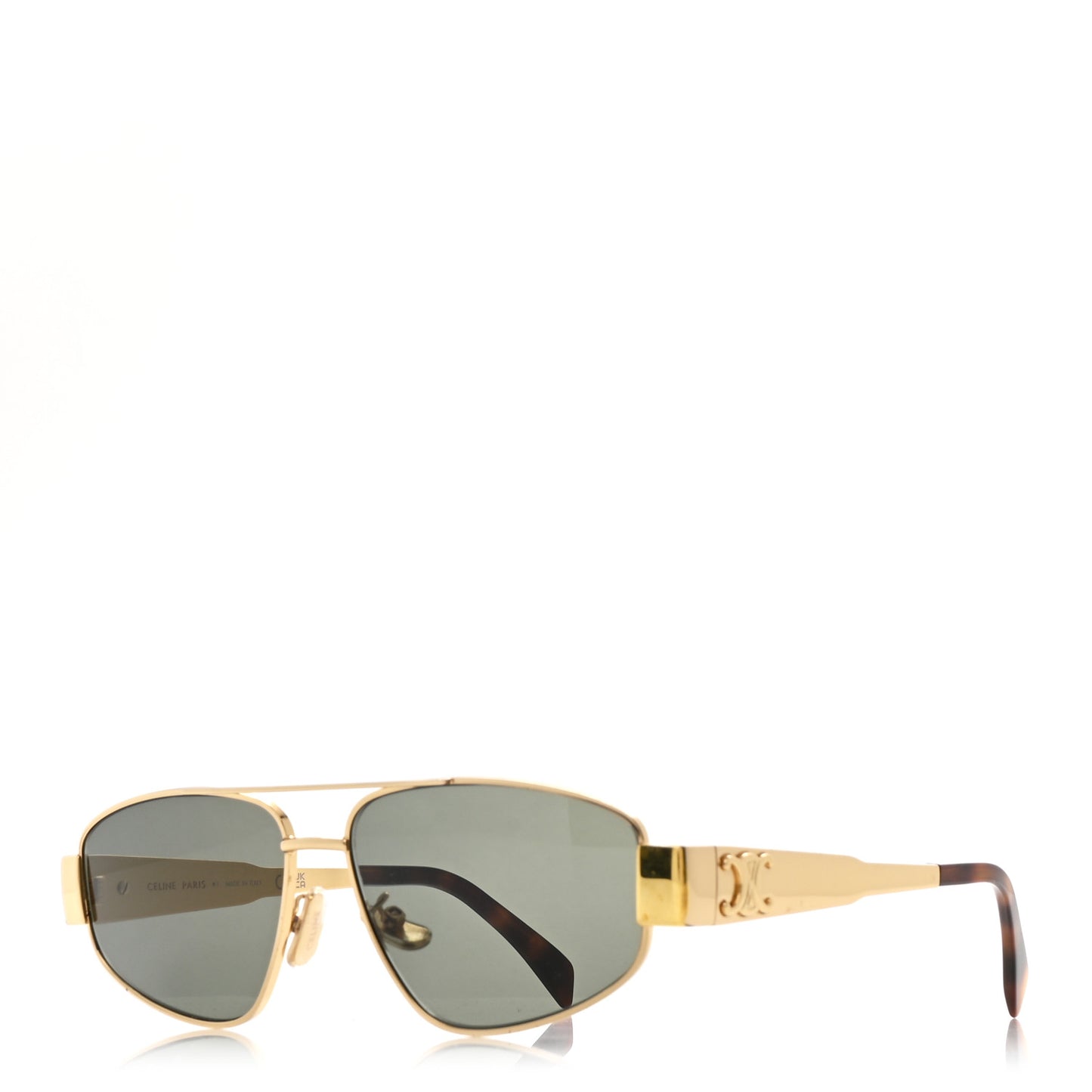 Metal Triomphe 03 Sunglasses CL40281U Gold Green