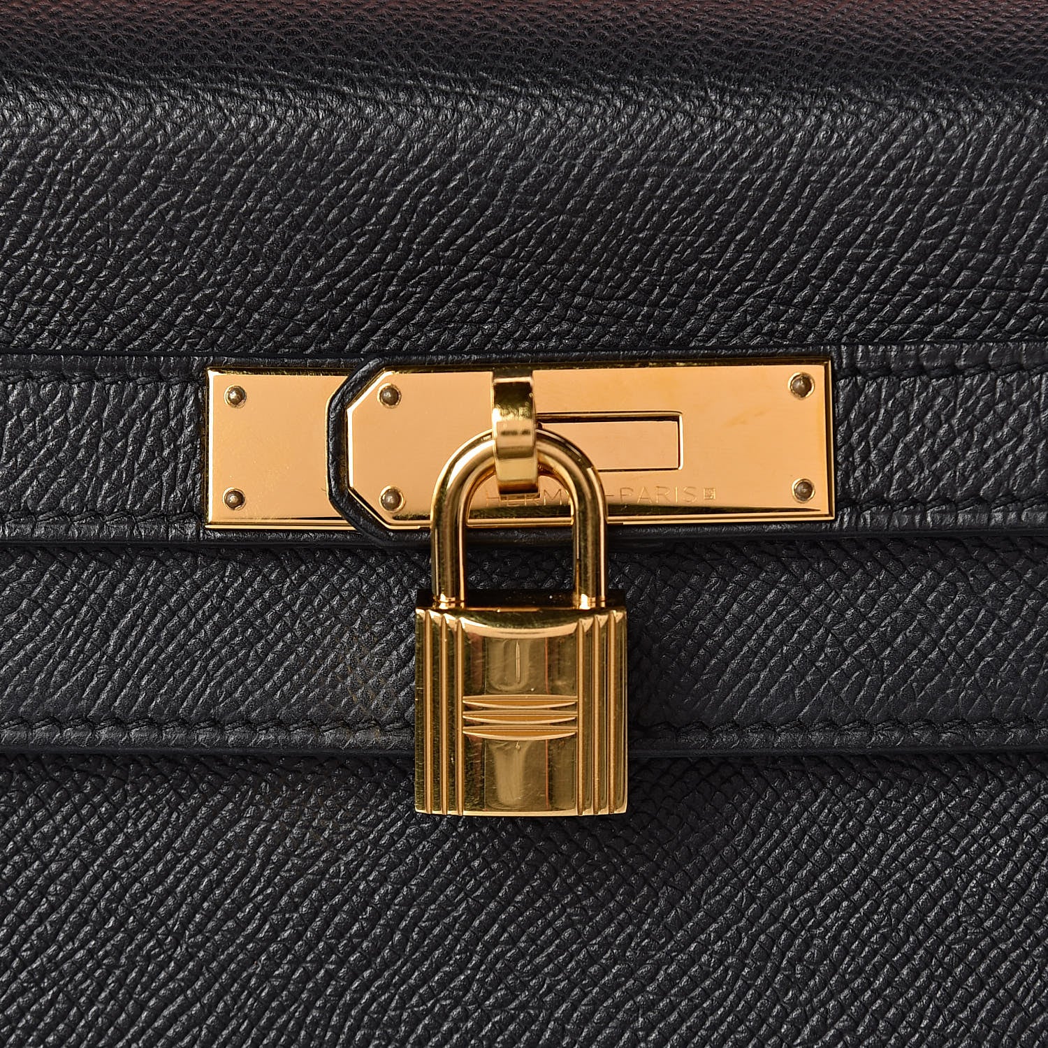 Hermes Epsom Kelly Sellier 35 Black 34 of 35