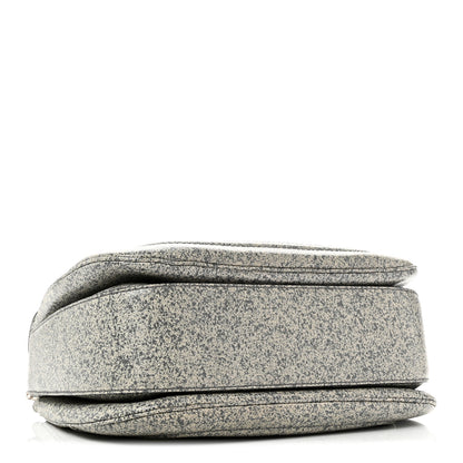Gucci Calfskin Large New Bamboo Top Handle Bag Grey White 4 of 10