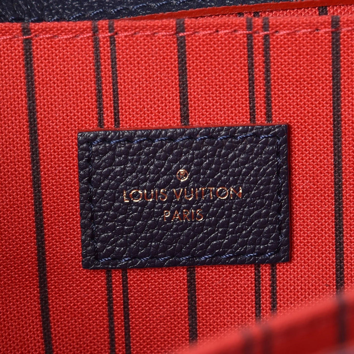 Empreinte Pochette Metis Marine Rouge