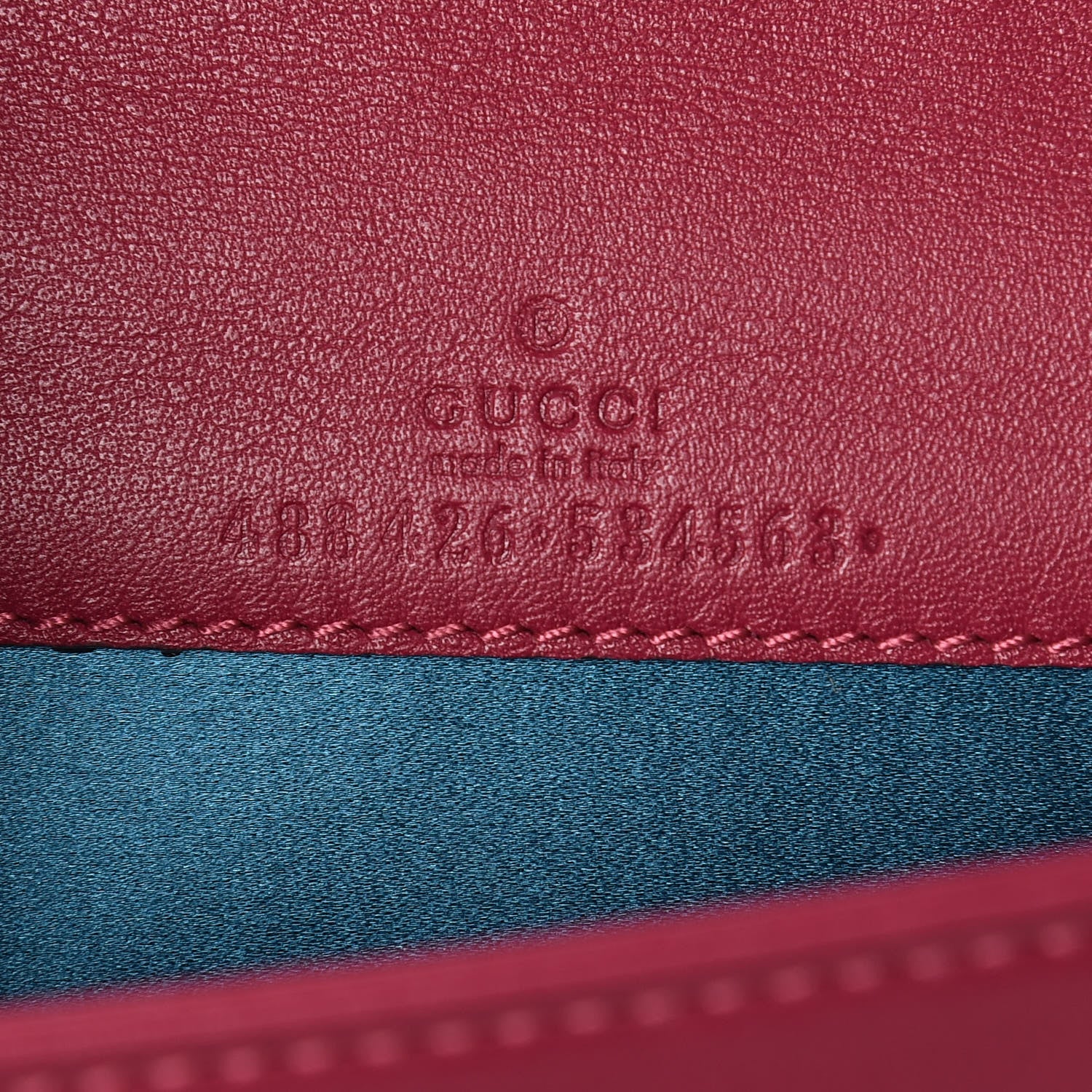 Gucci Velvet Matelasse Love Embroidered GG Marmont Mini Bag Light Raspberry Rose 6 of 9