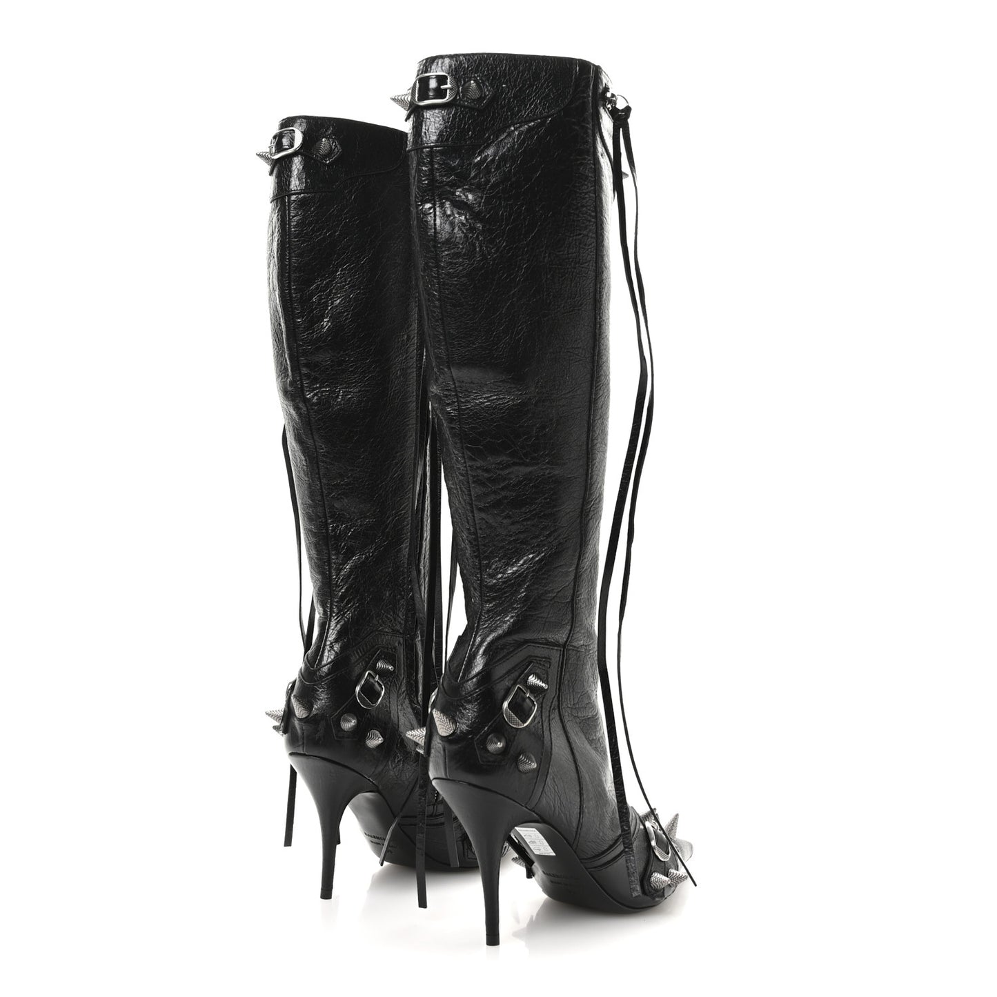 Agneau Arena Spike Spiked Cagole 90mm Boots 39 Black