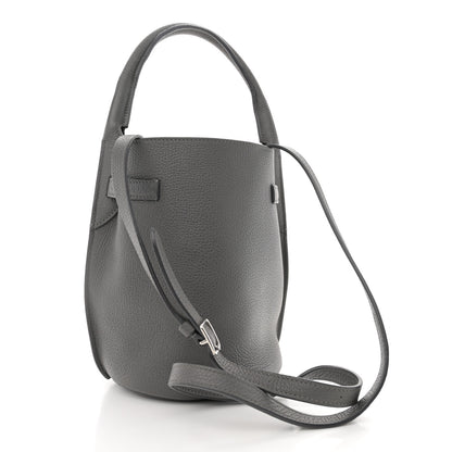 Celine Supple Grained Calfskin Nano Big Bag Bucket Grey 3 of 10