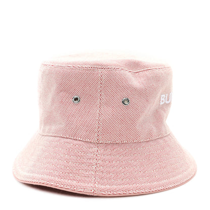 Burberry Cotton Canvas Bucket Hat M Red 7 of 10