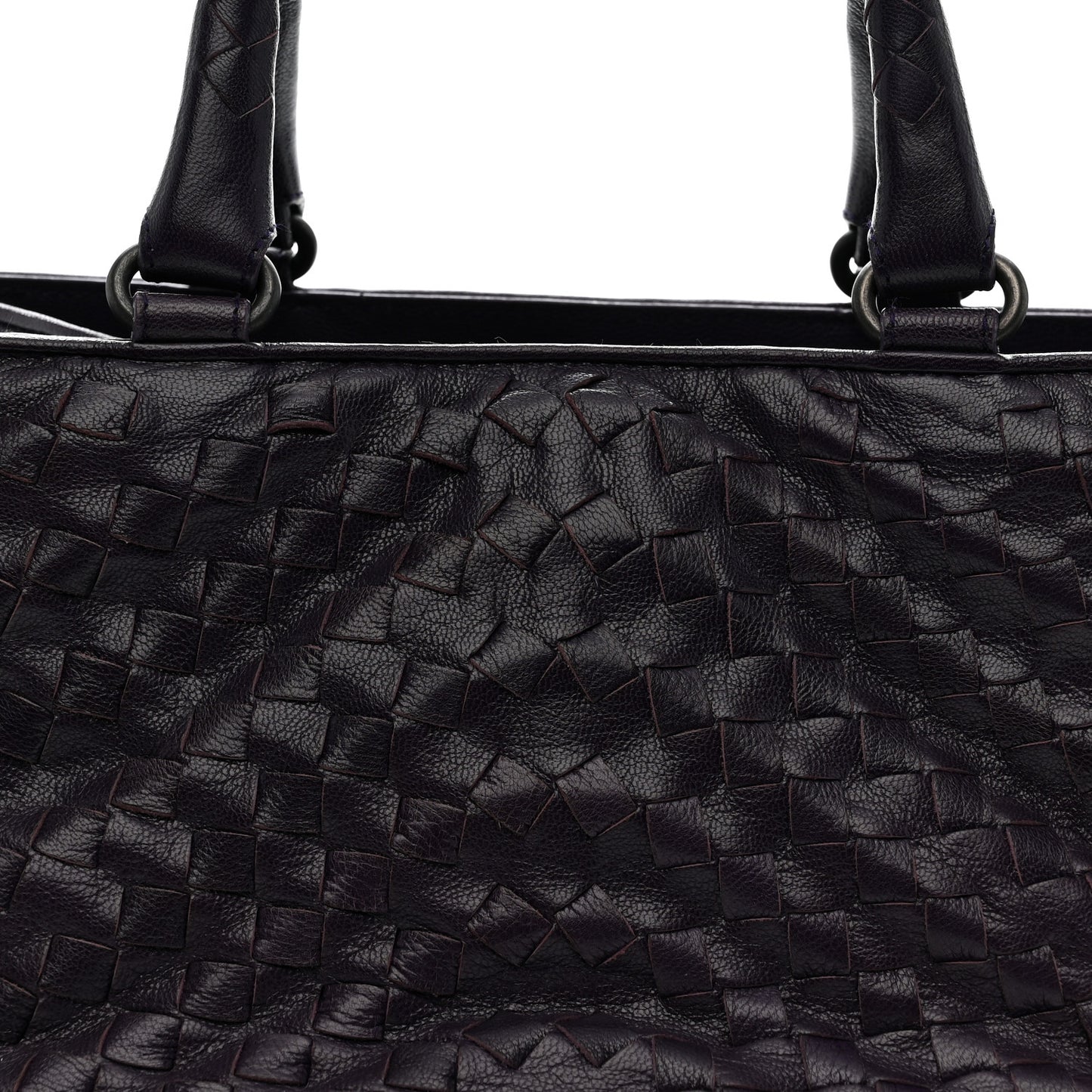 Nappa Intrecciato Maggiore Small Basket Bag Monalisa