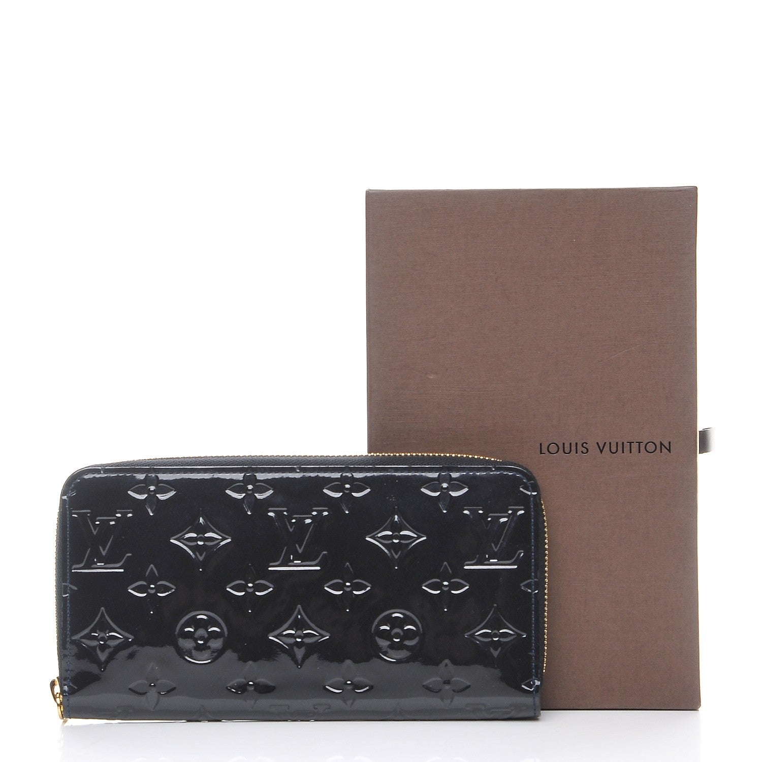 Louis Vuitton Vernis Zippy Wallet Blue Infini 8 of 8