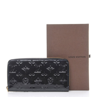 Louis Vuitton Vernis Zippy Wallet Blue Infini 8 of 8