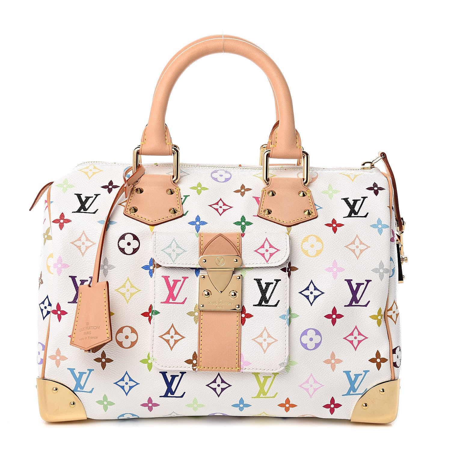 Louis Vuitton Monogram Multicolor Speedy 30 White 1 of 9