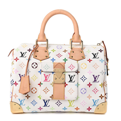 Louis Vuitton Monogram Multicolor Speedy 30 White 1 of 9