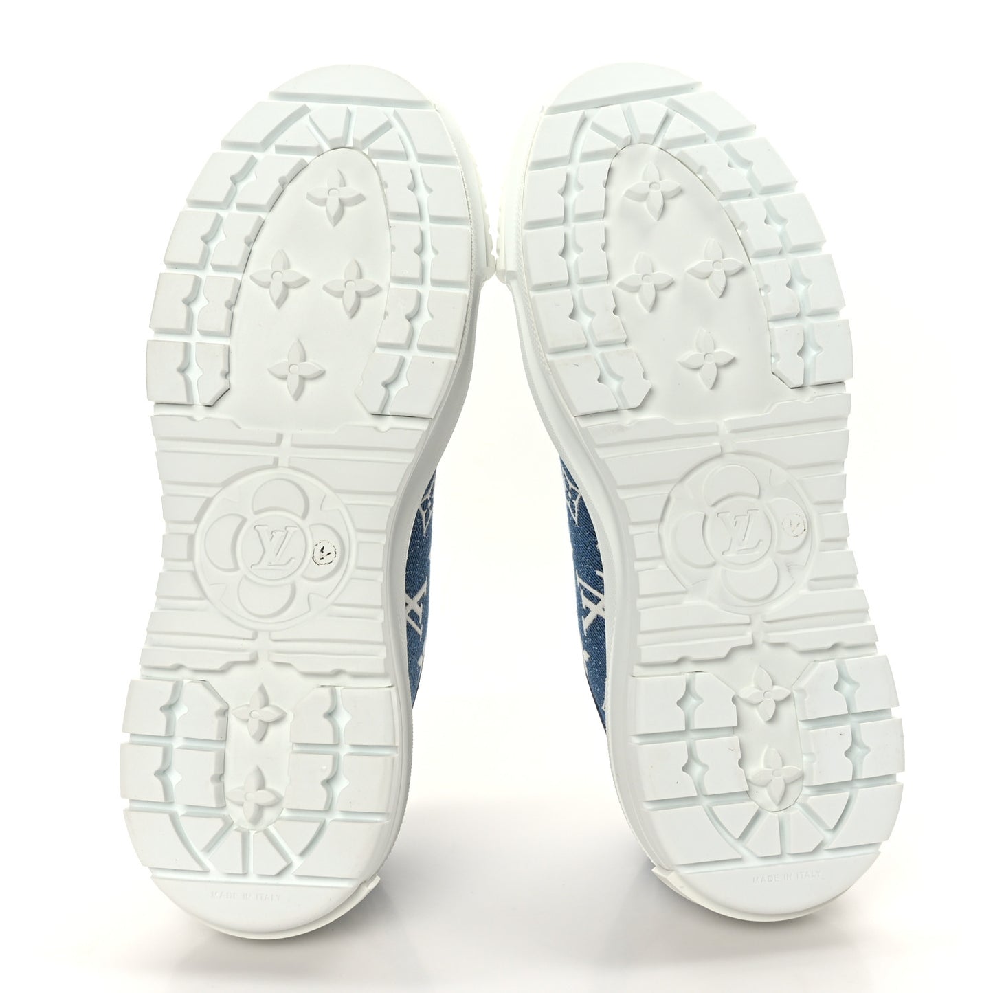 Denim Monogram Squad Sneakers 39 Marine