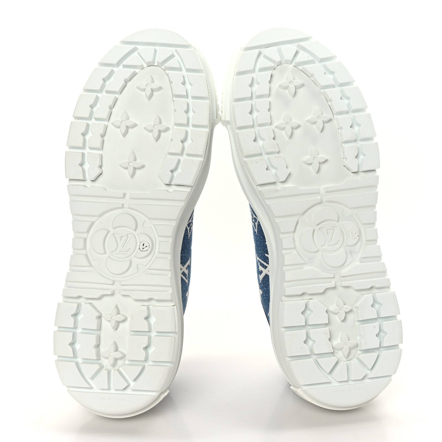 Louis Vuitton Denim Monogram Squad Sneakers 39 Marine 5 of 7