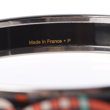 Hermes Enamel Printed Narrow Spirographie Bracelet 65 5 of 5