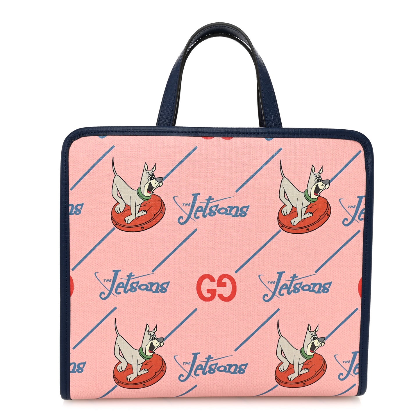 Coated Canvas Interlocking G The Jetsons Childrens Tote  Pink Multicolor