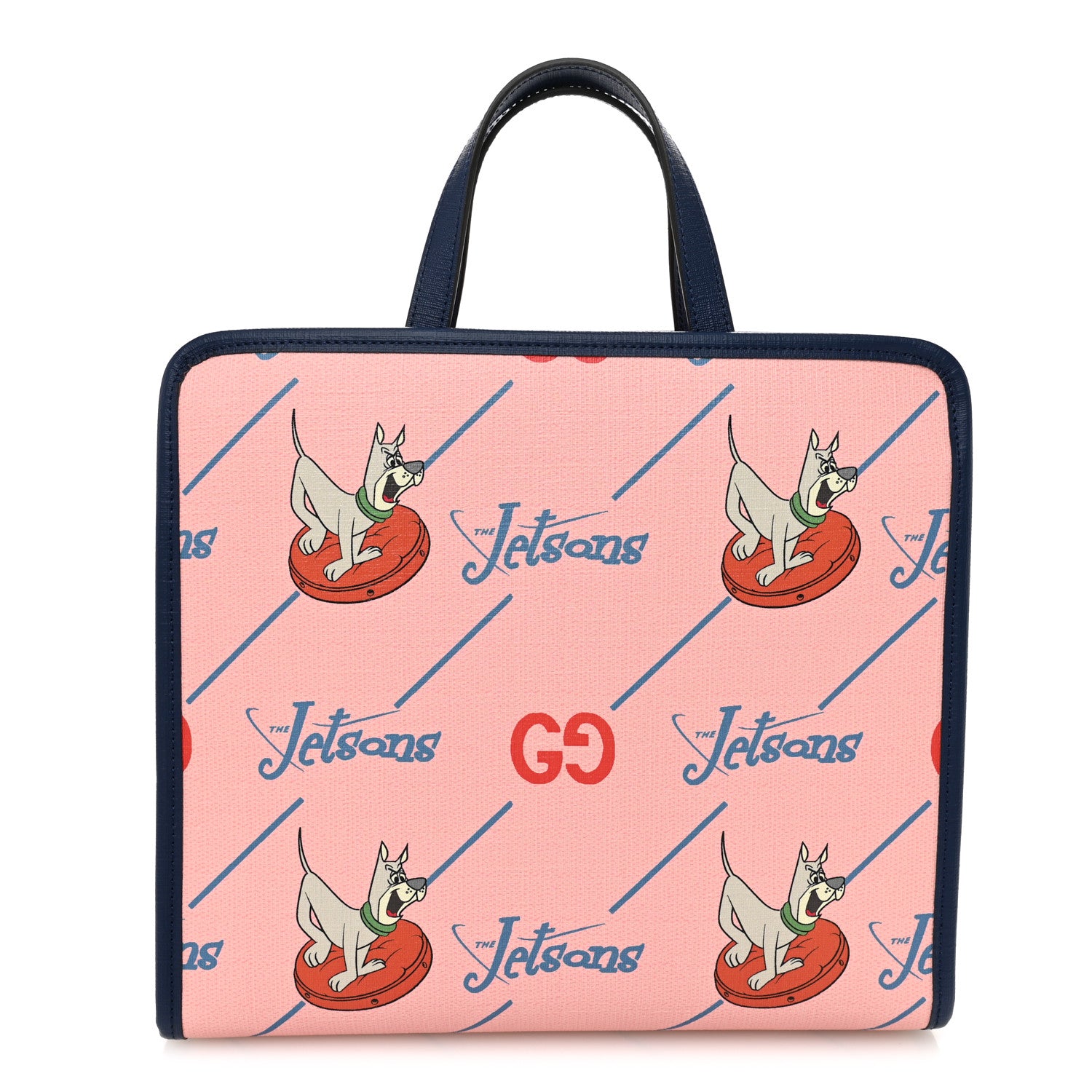 Gucci Coated Canvas Interlocking G The Jetsons Childrens Tote  Pink Multicolor 1 of 10