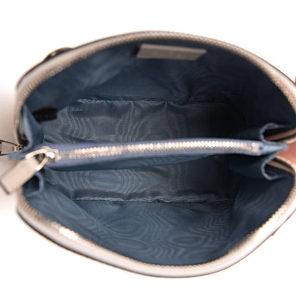 Gucci X SEGA Calfskin GUCCY Stars Mini Dome Shoulder Bag Mystic White Gold 5 of 9