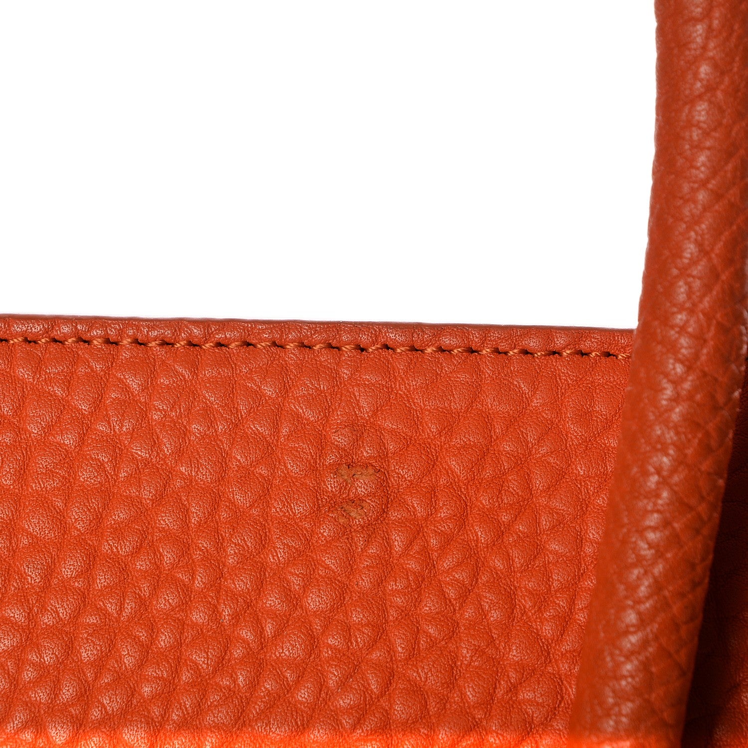 Celine Bullhide Calfskin Medium Phantom Luggage Burnt Orange 11 of 14