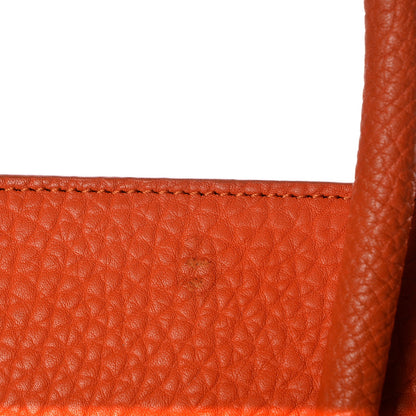 Celine Bullhide Calfskin Medium Phantom Luggage Burnt Orange 11 of 14