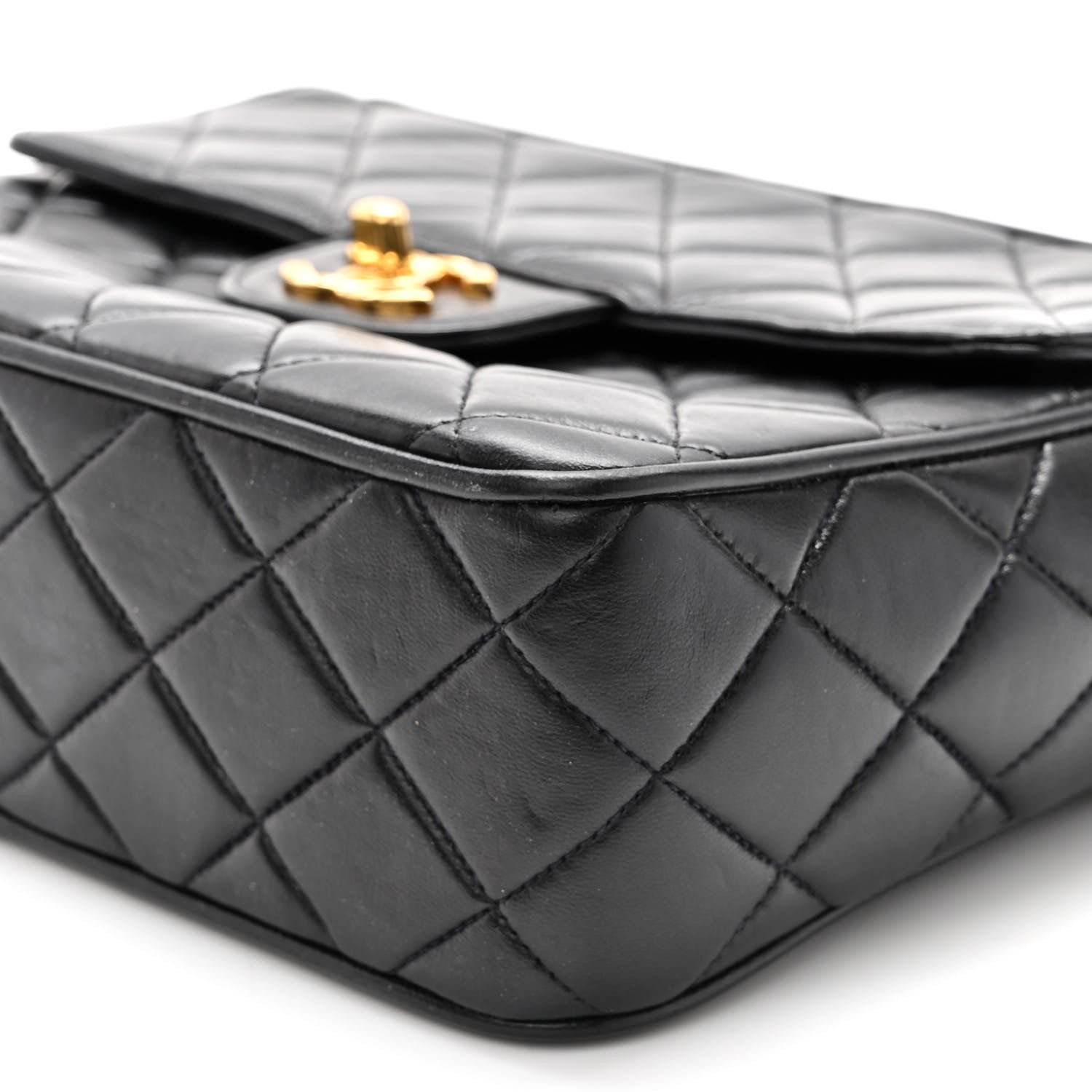 Chanel Lambskin Quilted Tassel Camera Case Black 10 of 10