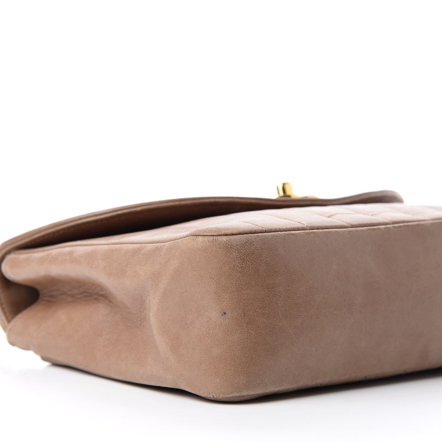 Chanel Lambskin Vertical Quilted CC Flap Shoulder Bag Brown 6 of 11