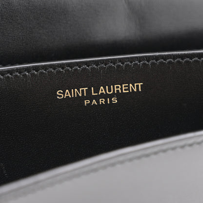 Saint Laurent Box Calfskin Mini Voltaire Shoulder Bag Black 6 of 12