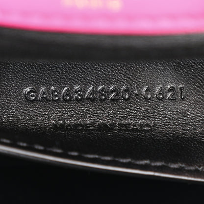 Saint Laurent Boucle Tweed Patchwork Monogram Medium Jamie Baguette Magenta 7 of 10