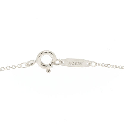 Tiffany Sterling Silver Small Heart Key Pendant Necklace 6 of 7