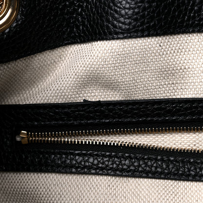 Gucci Pebbled Calfskin Medium Soho Chain Shoulder Bag Black 10 of 10