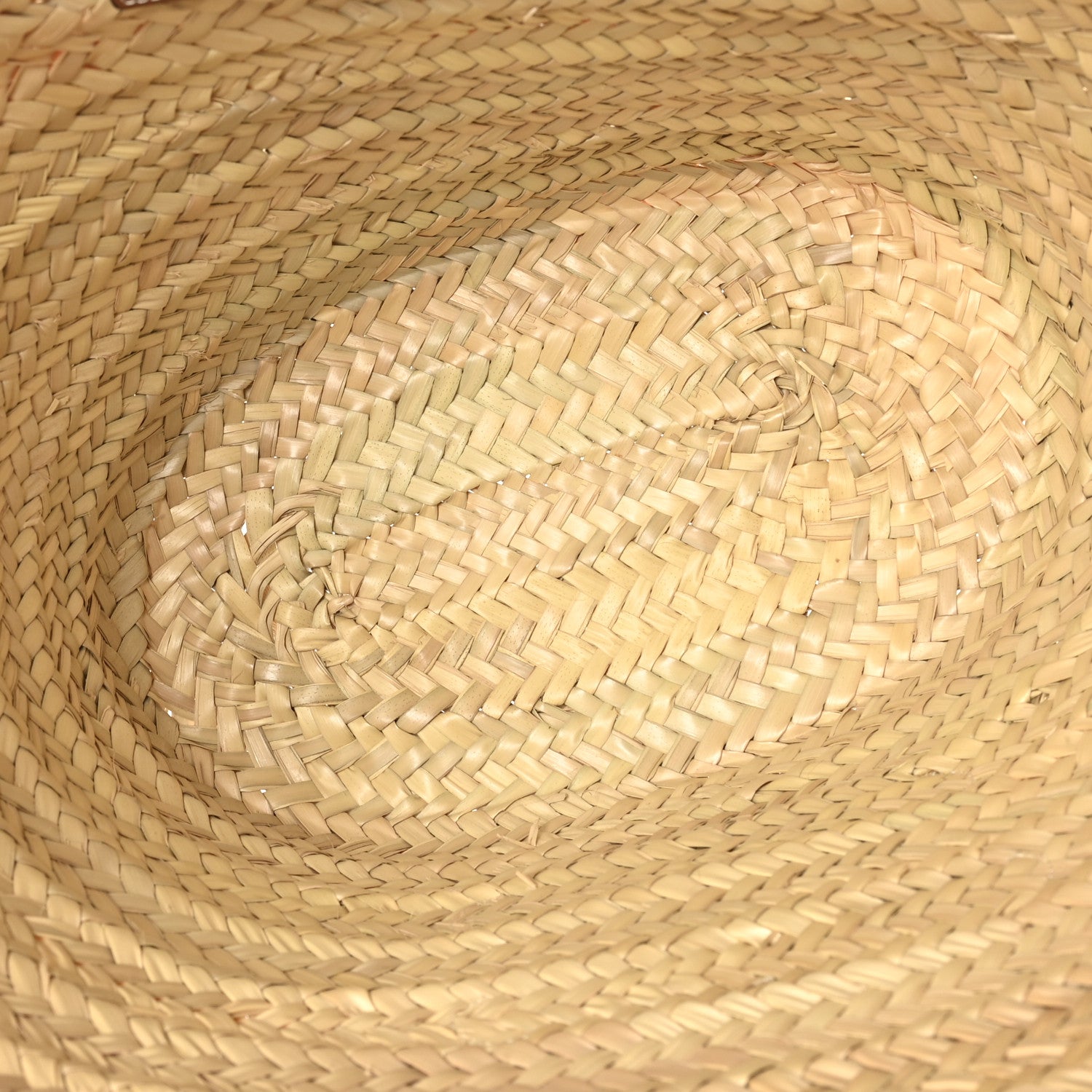 Celine Raffia Calfskin Triomphe Medium Panier Tan 5 of 9
