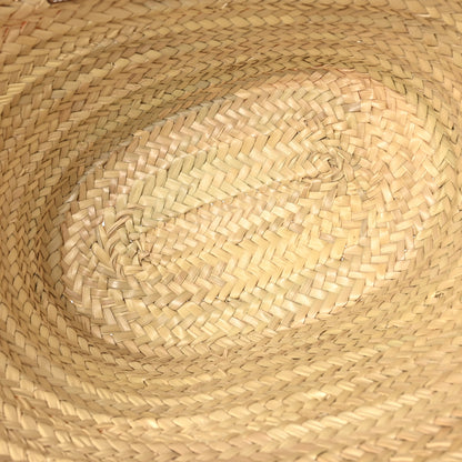 Celine Raffia Calfskin Triomphe Medium Panier Tan 5 of 9