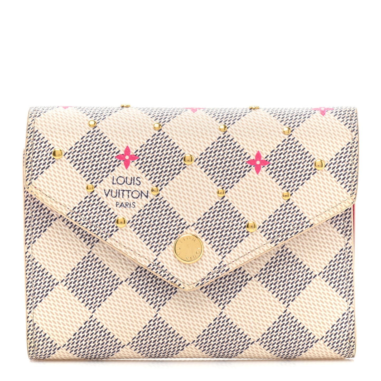 Damier Azur Studded Victorine Wallet