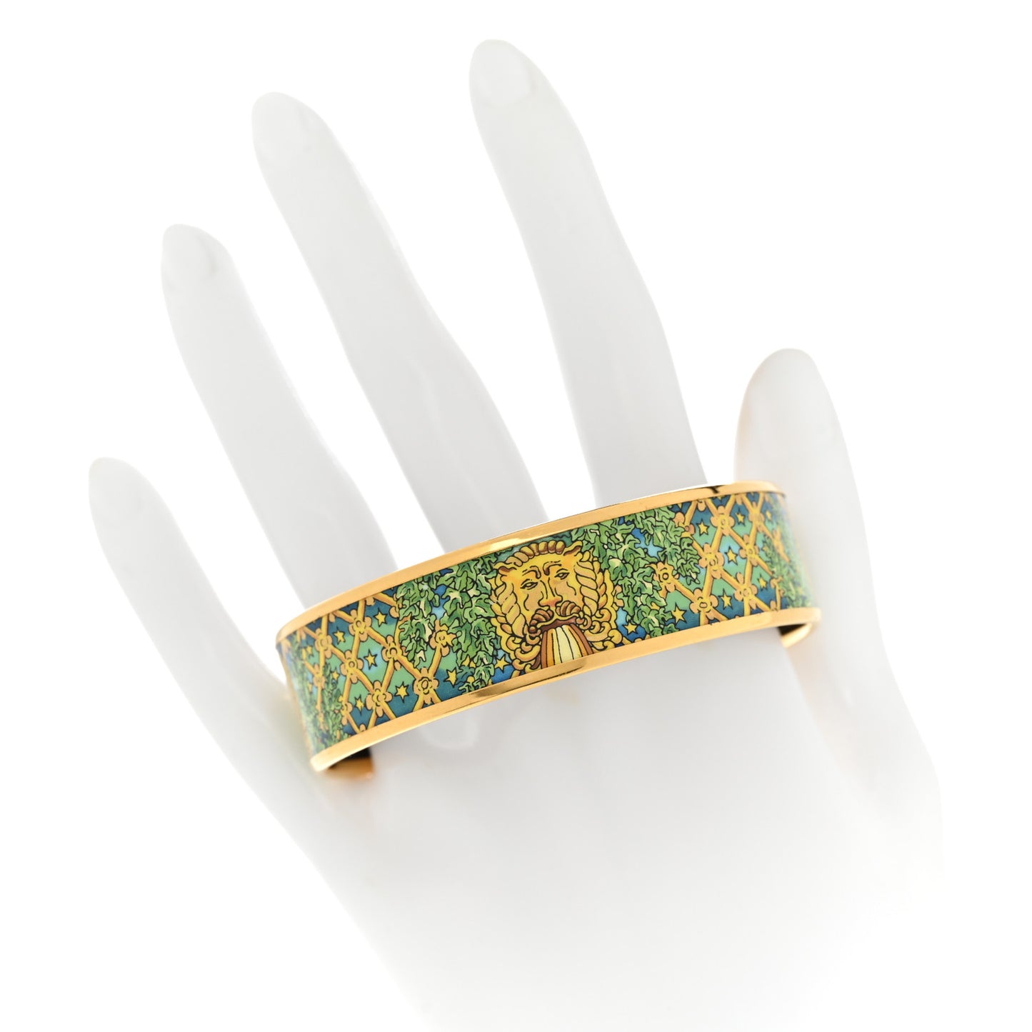 Enamel Printed Wide Bracelet 70