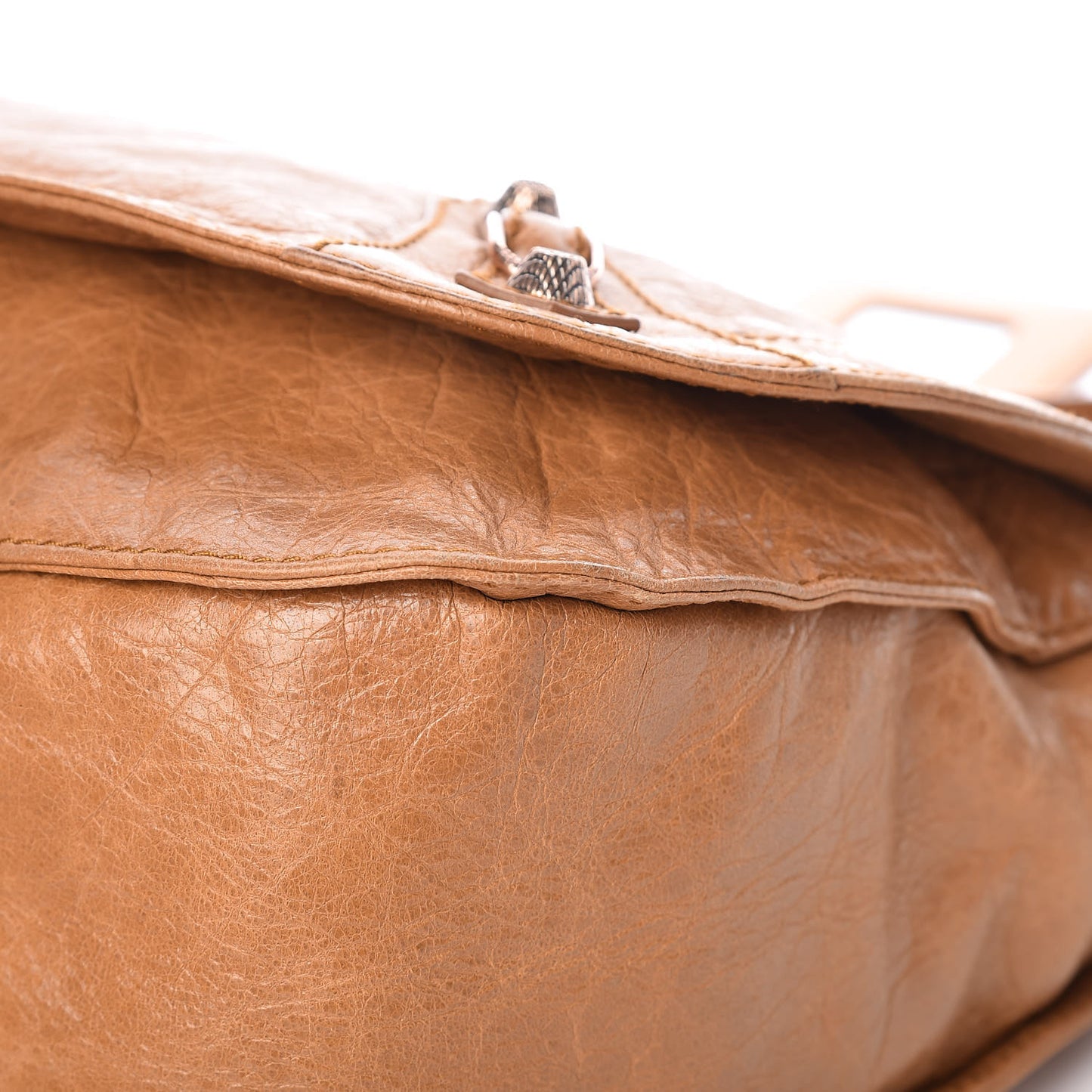 Agneau Giant 12 Rose Gold Hardware Neo Folk Messenger Cumin