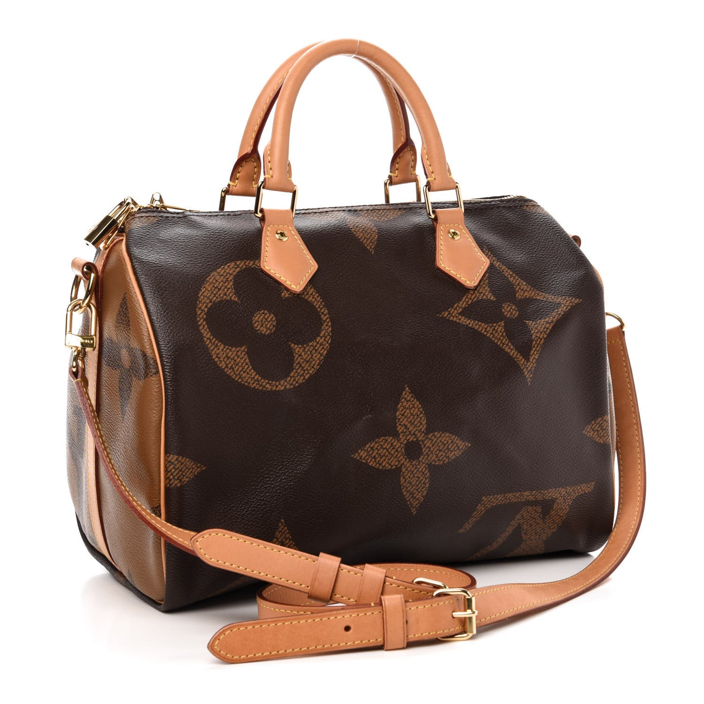 Reverse Monogram Giant Speedy Bandouliere 30