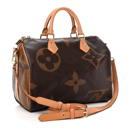 Louis Vuitton Reverse Monogram Giant Speedy Bandouliere 30 3 of 11