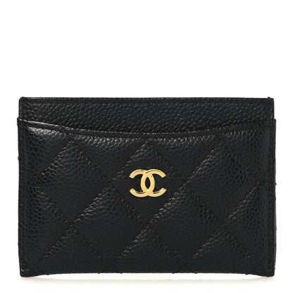 Chanel Caviar Quilted Card Holder Black 1 of 9