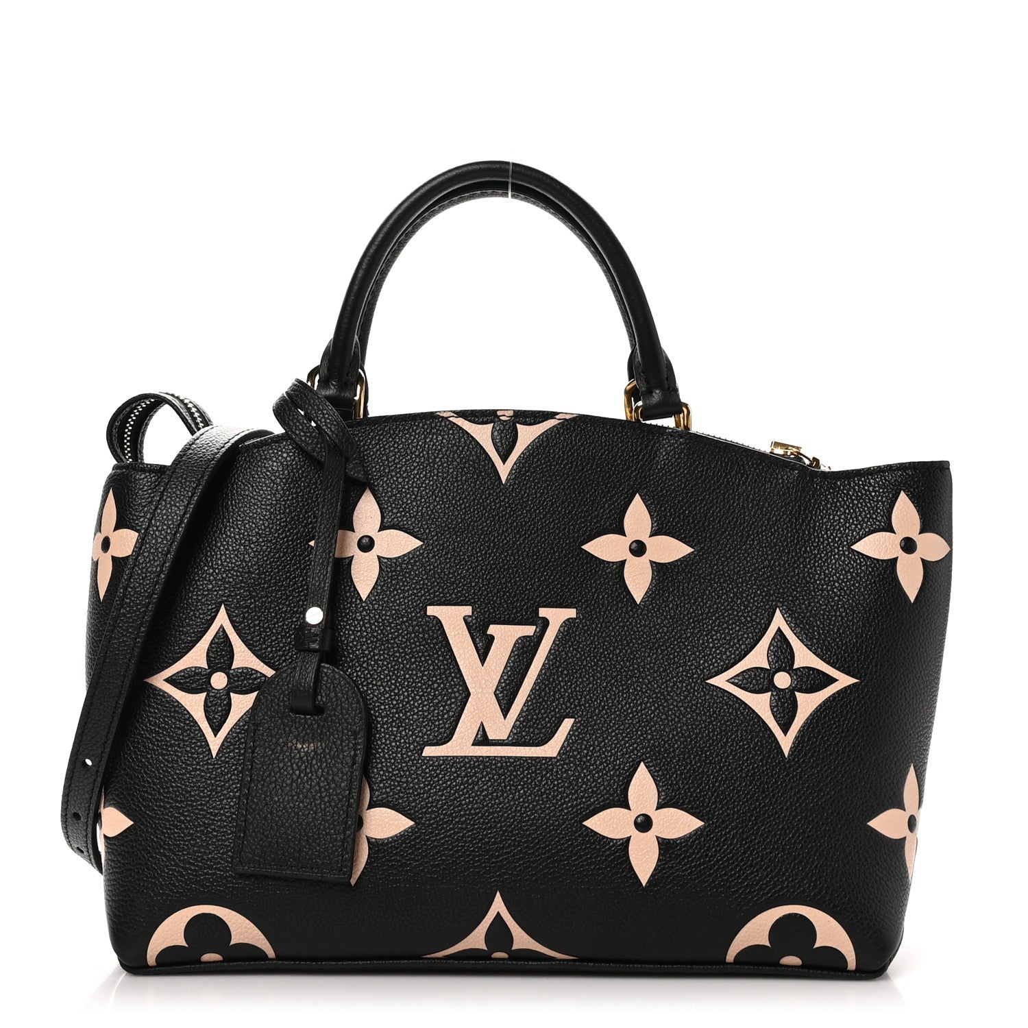 Louis Vuitton Empreinte Monogram Giant Petit Palais Black Beige 1 of 9